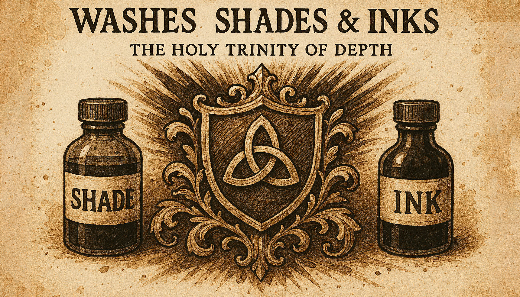 Washes Shades & Inks: The Holy Trinity of Depth