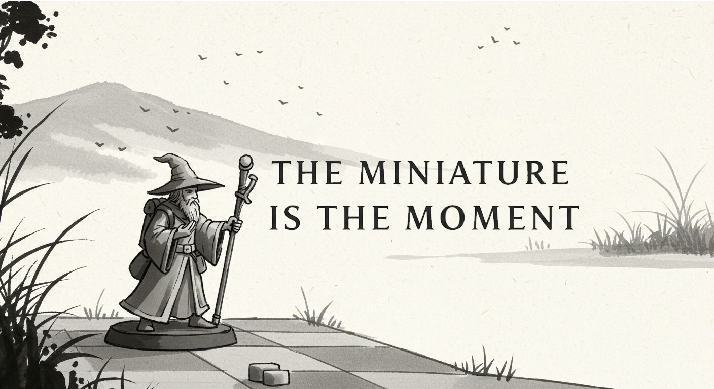 Mindful Miniature Painting: The miniature is the moment