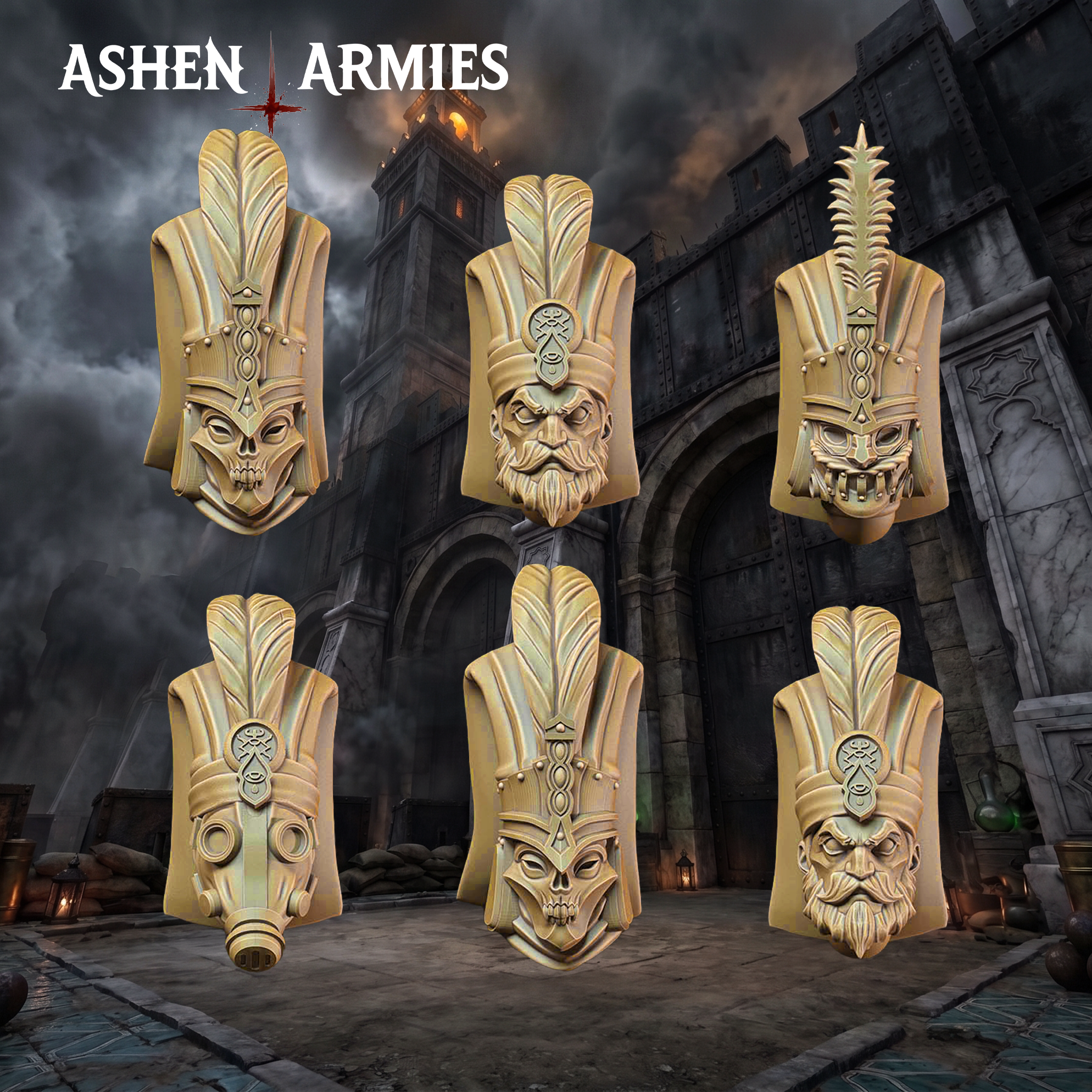 Gilded Dominion Modular Heads