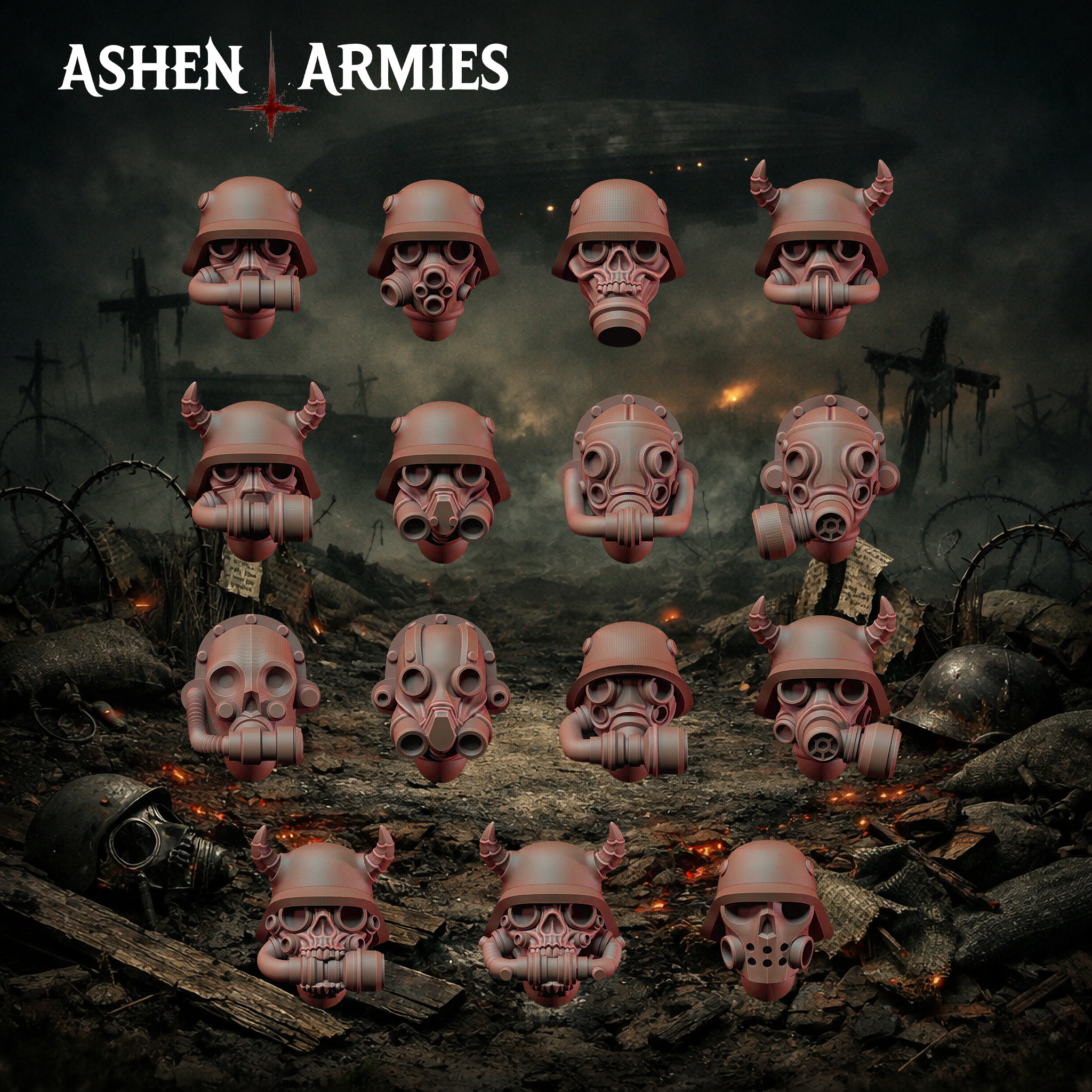 Hellbound Apostasy Modular Heads