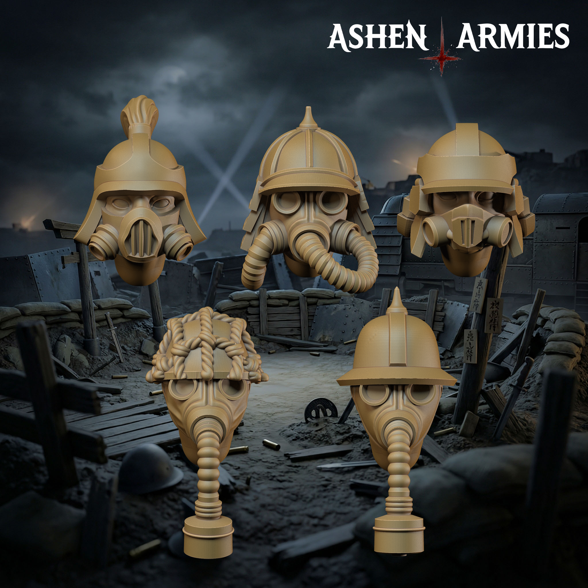 Holy Shogunate Modular Heads