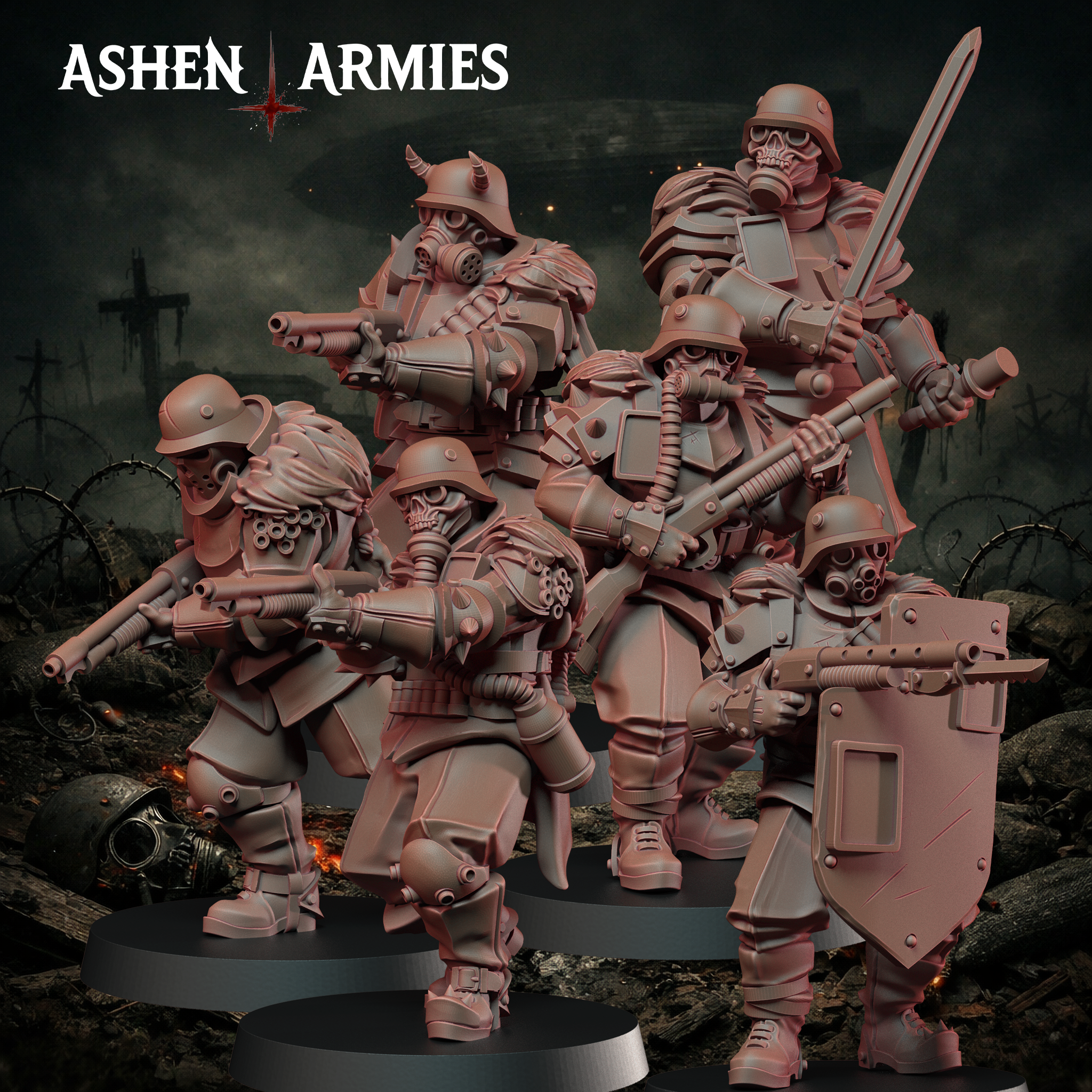 Hellbound Apostasy Heretic Troopers Shotguns