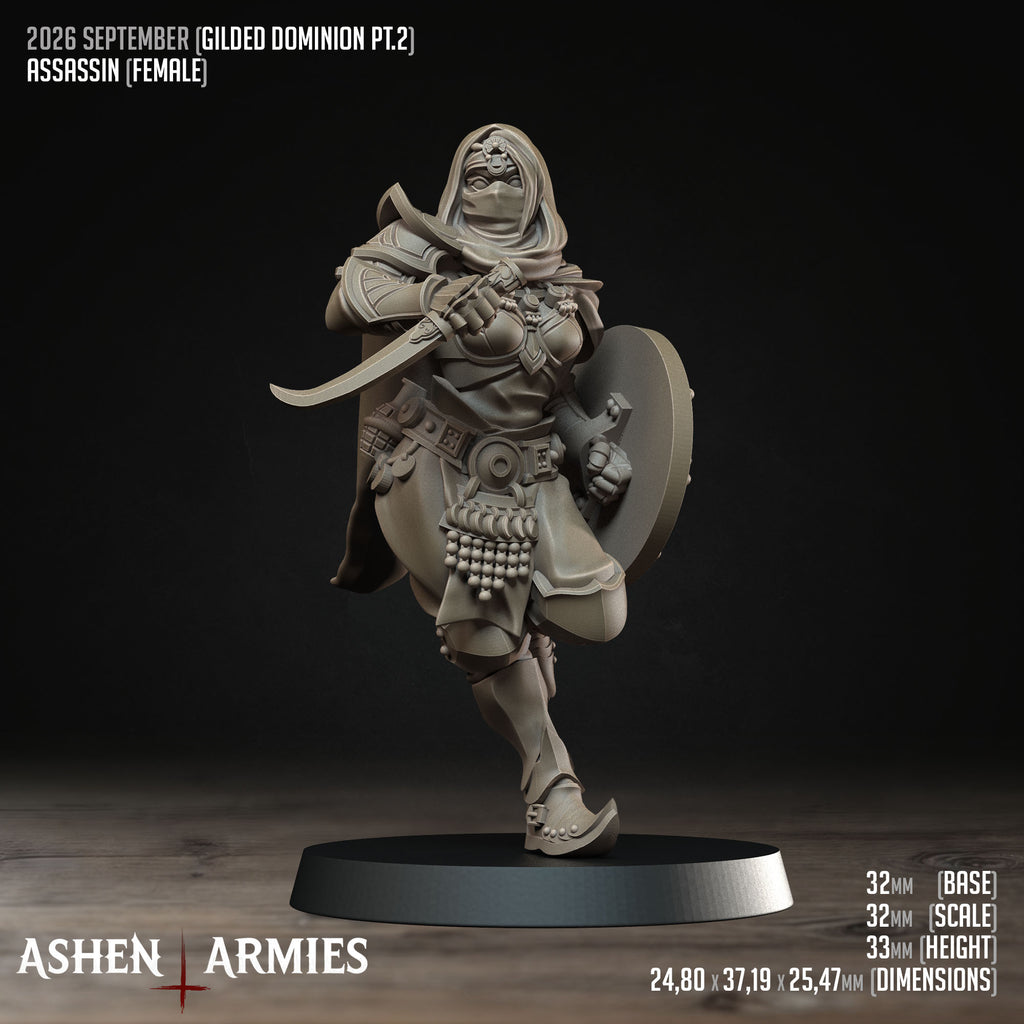 Gilded Dominion Female Assassin