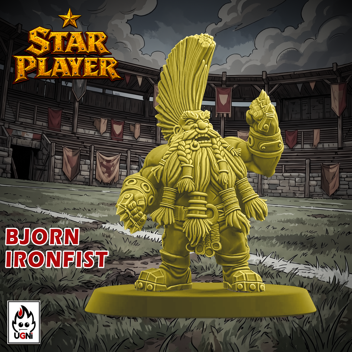 Dwarf Star Player Bjorn Ironfist