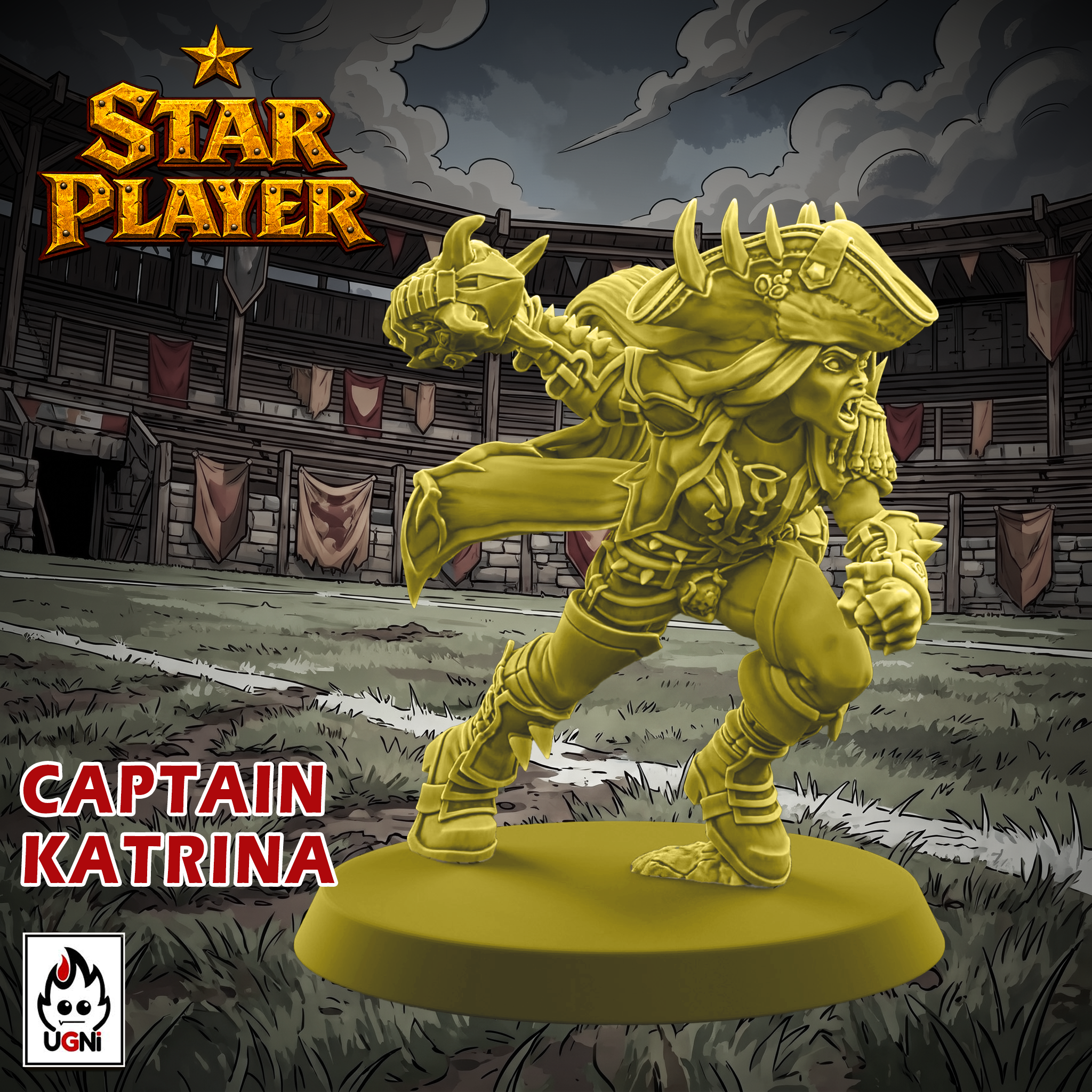 Vampires Fantasy Football Team Captain Katrina