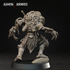 Ashen Armies Hellbound Apostasy Heretic Death Commando resin miniature. From back showing claws