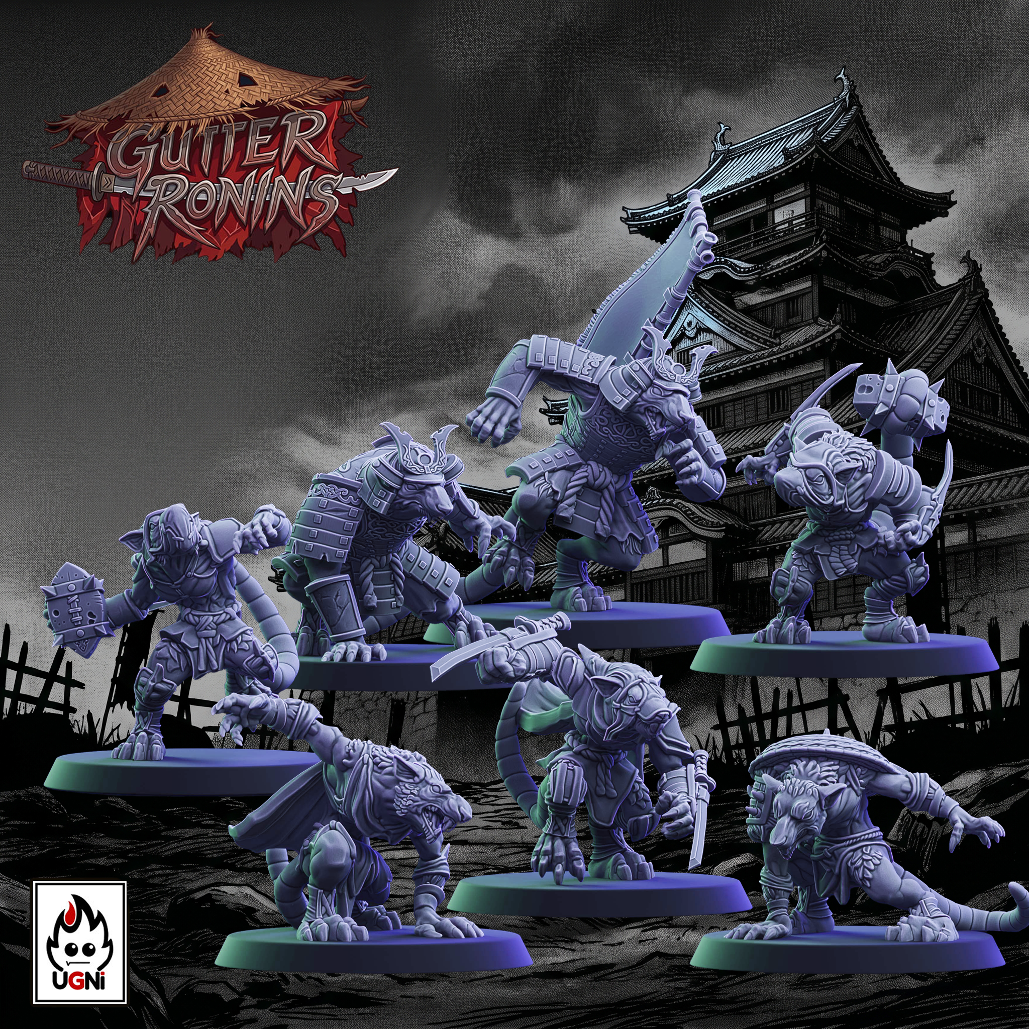 Gutter Ronin Fantasy Football Team Booster Pack One
