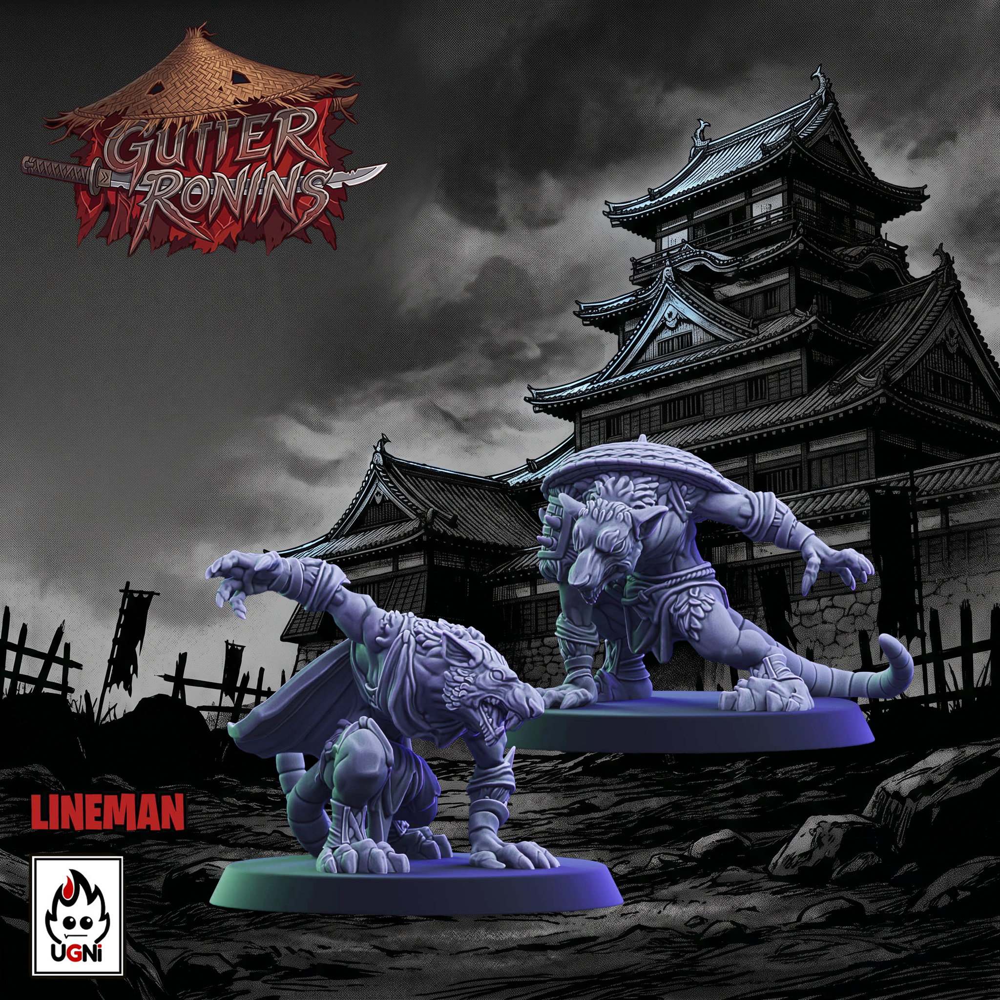 Gutter Ronin Fantasy Football Team Booster Pack One