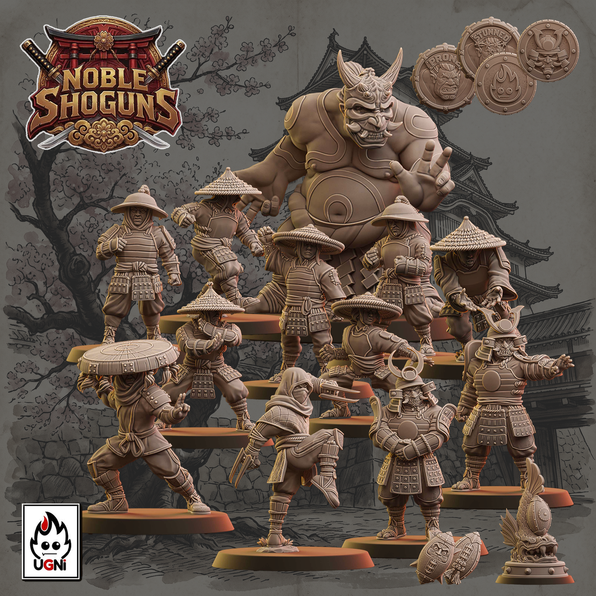 Noble Shogun Human Fantasy Football Team