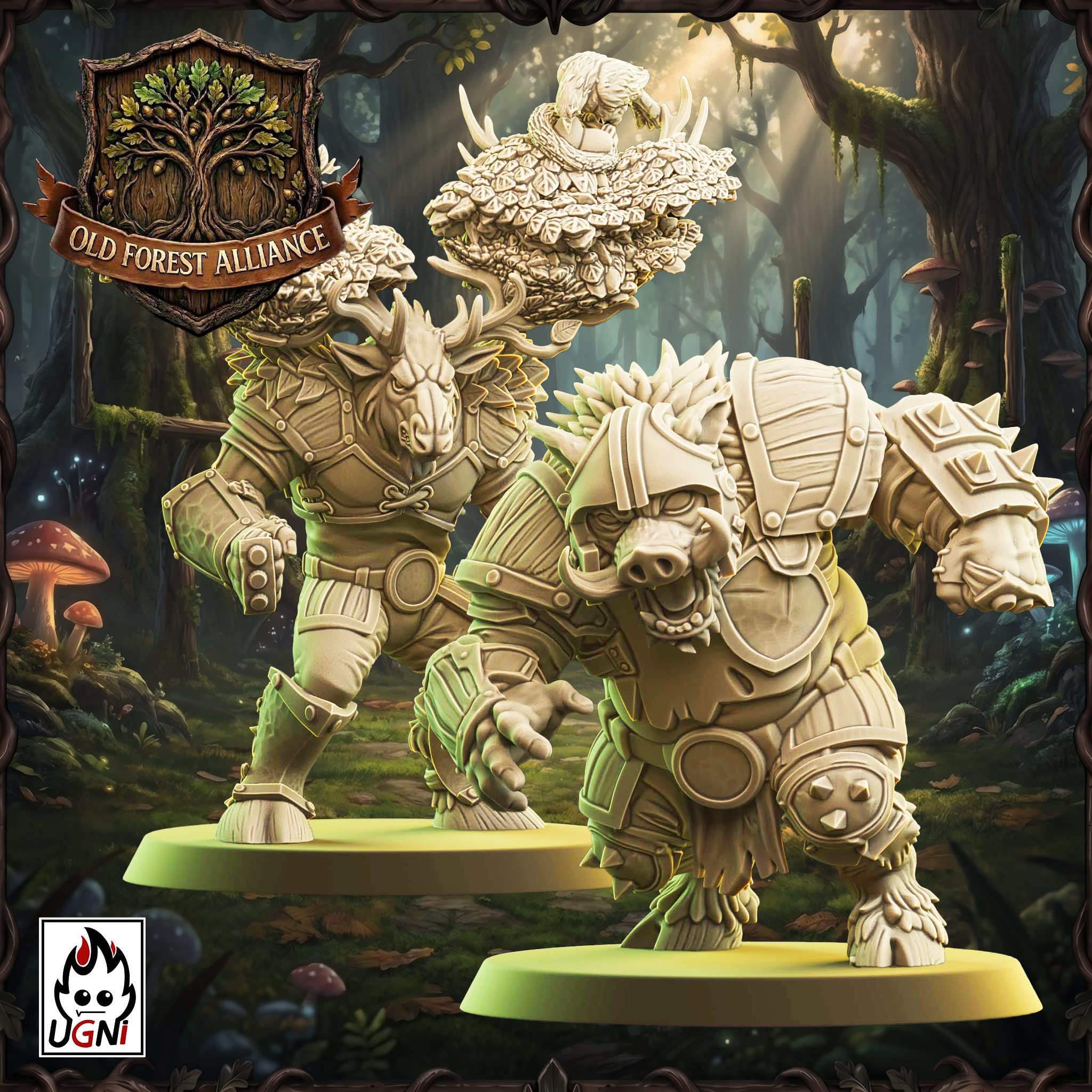 Old Forest Alliance Fantasy Football Team Big Guys