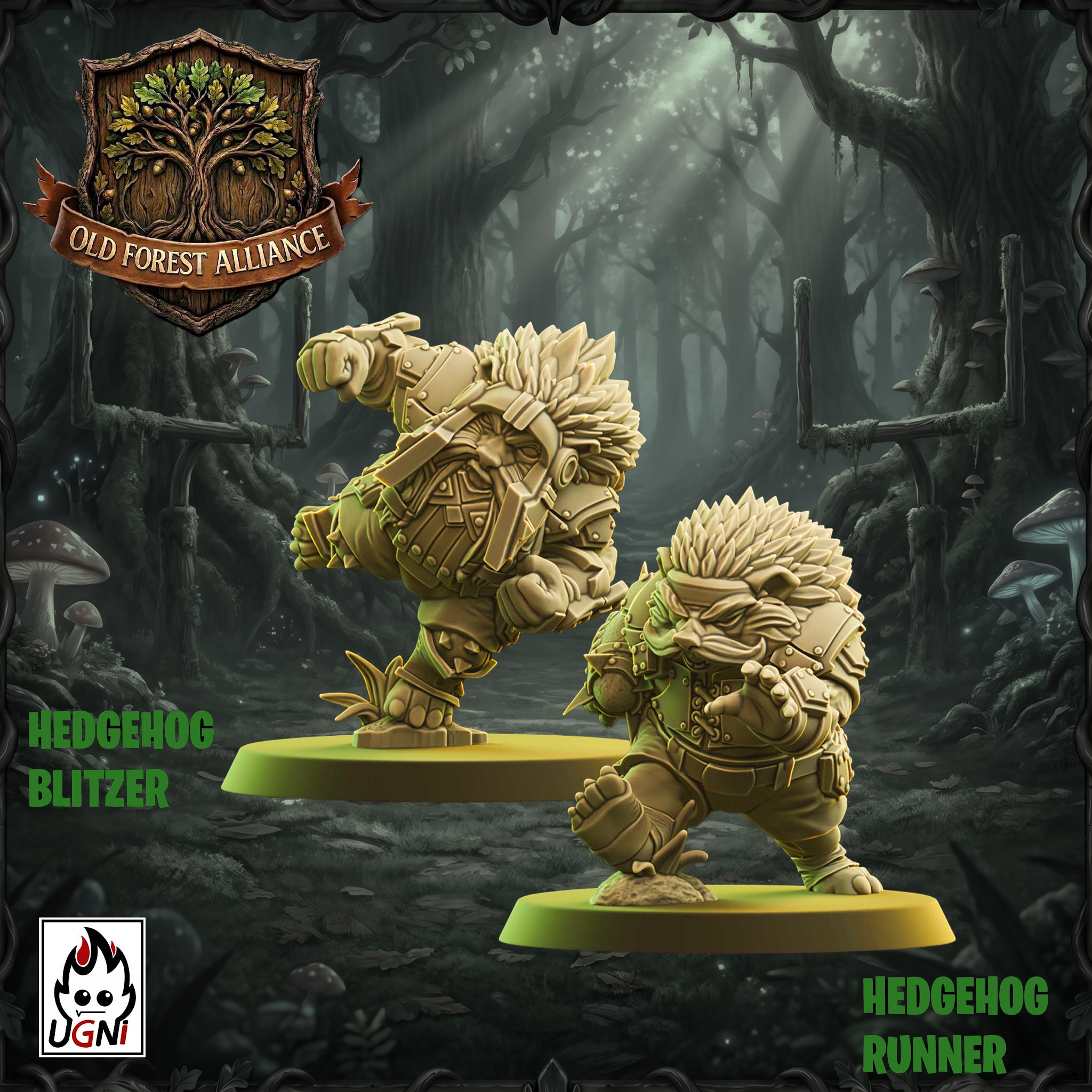 Old Forest Alliance Fantasy Football Team Hedgehogs