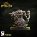 UGNI Miniatures Escar-goons resin miniature thrower on snail