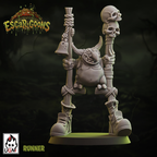 UGNI Miniatures Escar-goons resin miniature runner on stilts
