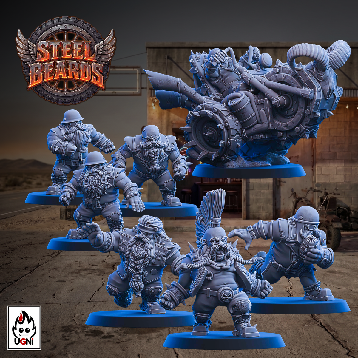 Steel Beards Fantasy Football Team Booster Pack One