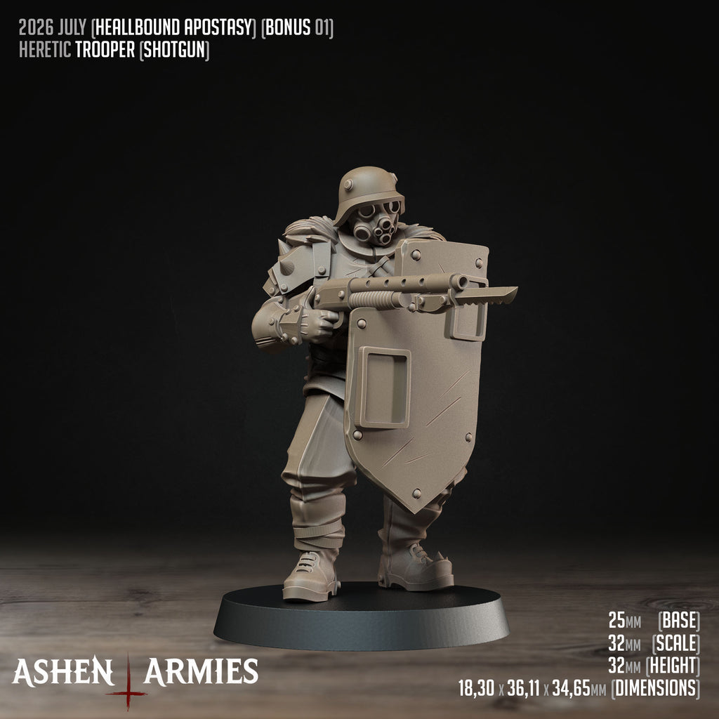 Hellbound Apostasy Heretic Troopers Shotguns
