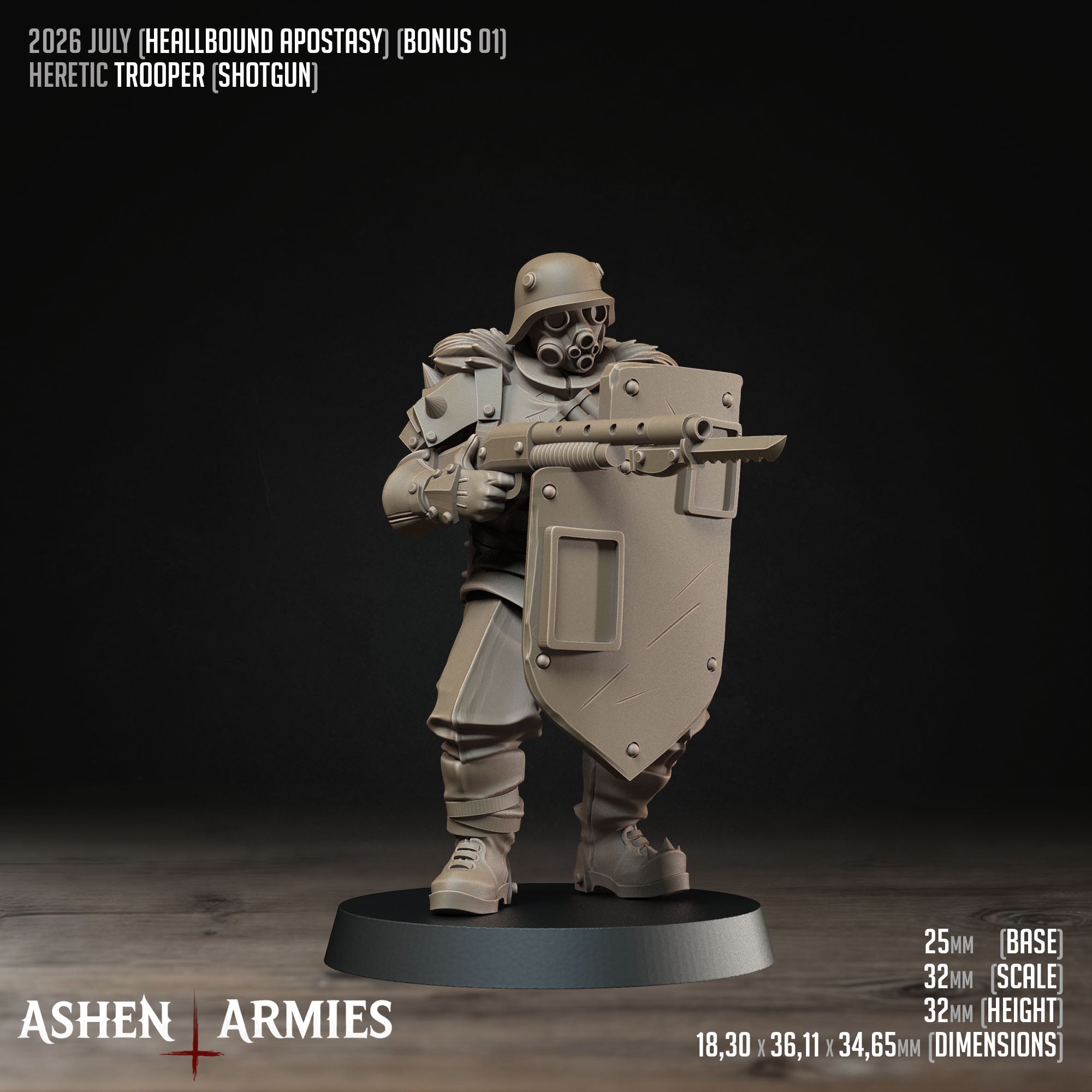 Hellbound Apostasy Heretic Troopers Shotguns