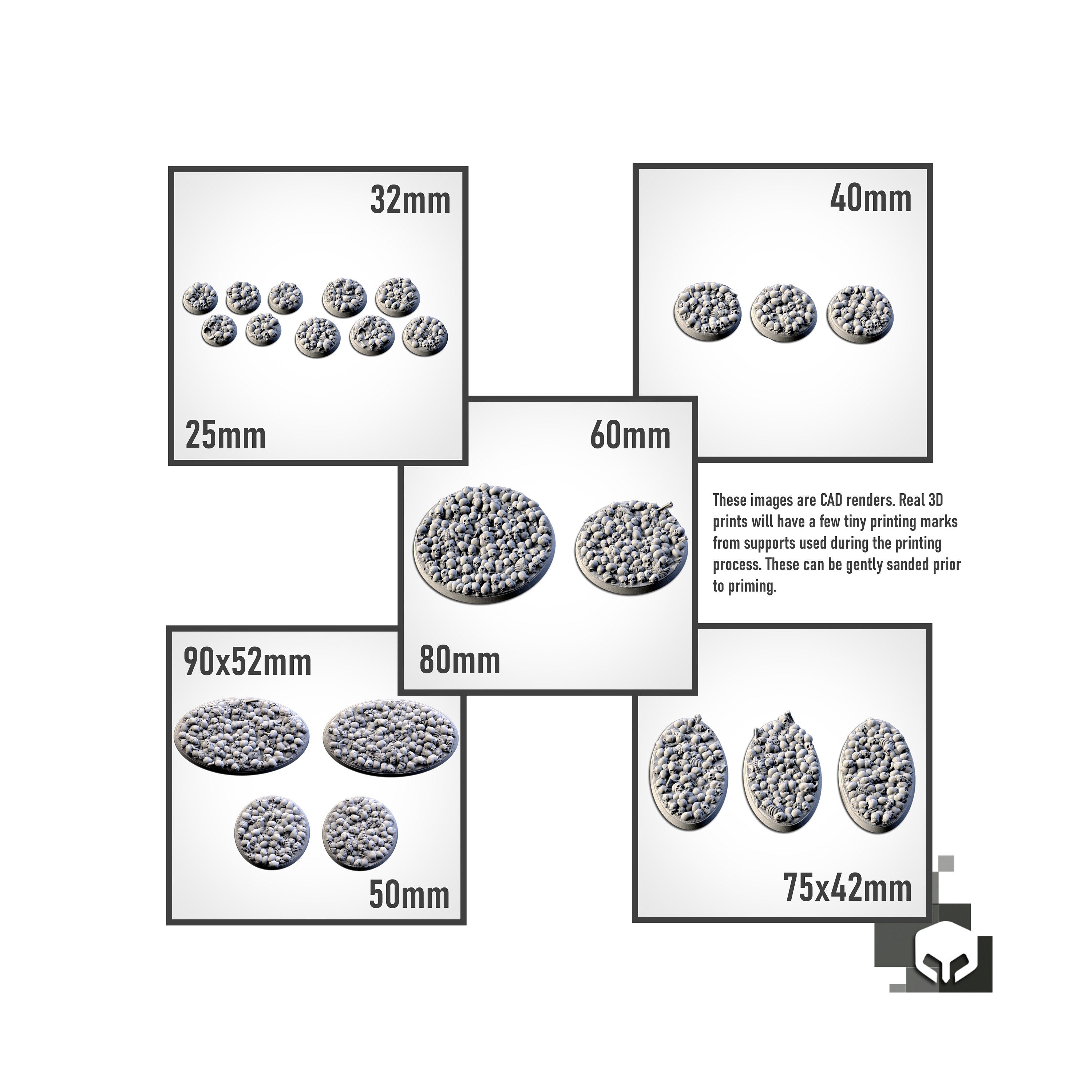Skulls High Res Bases