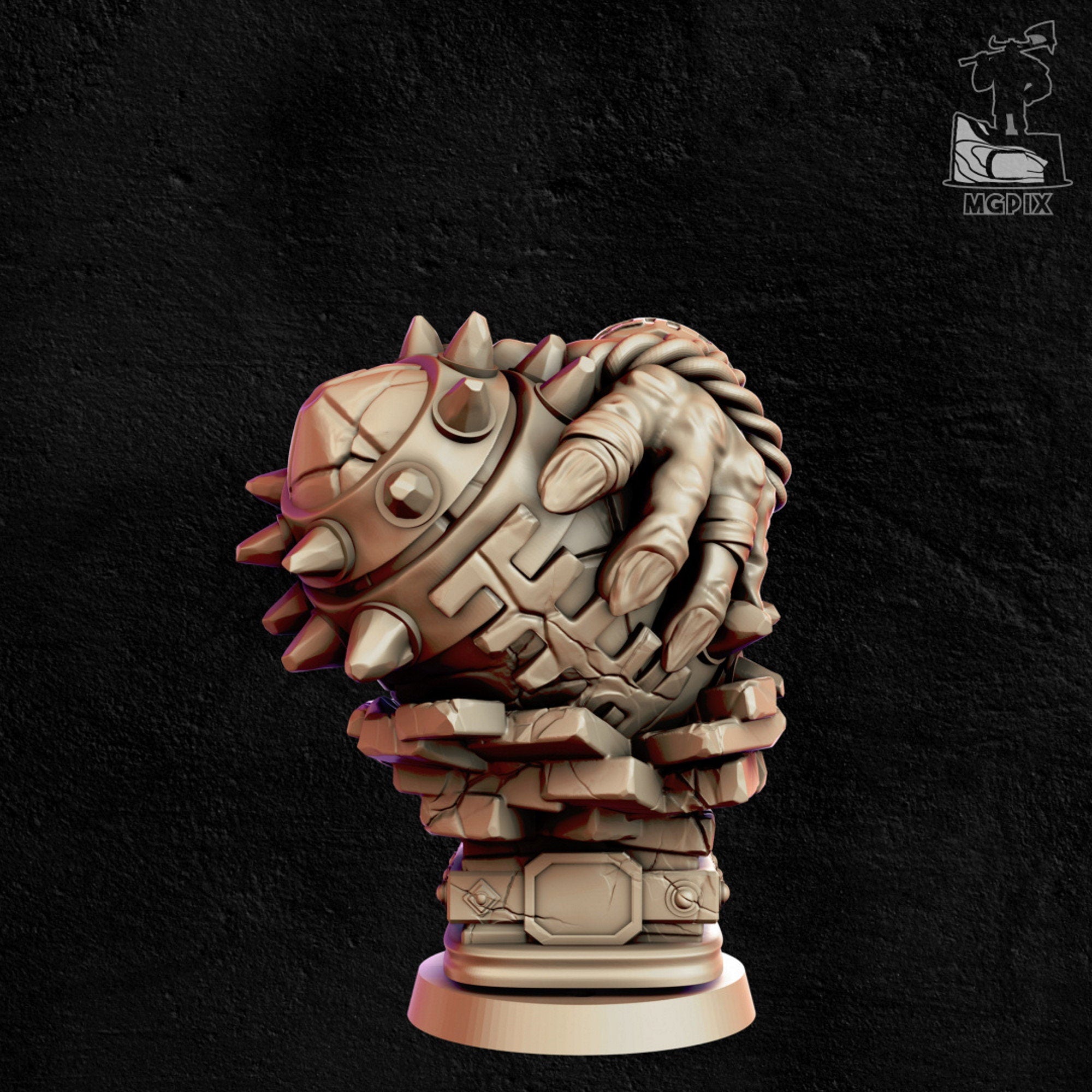 Set of Six Fantasy Football Trophies