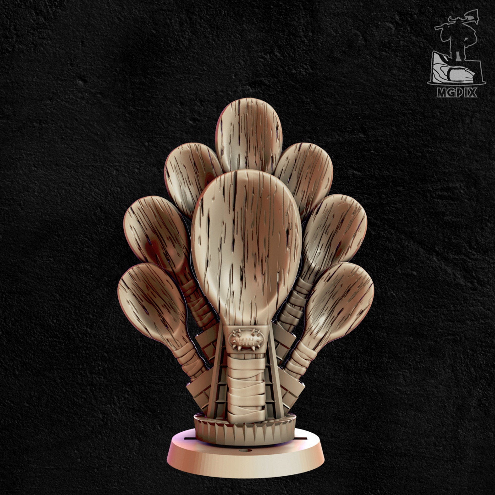 Wooden Spoon Fantasy Football Trophy