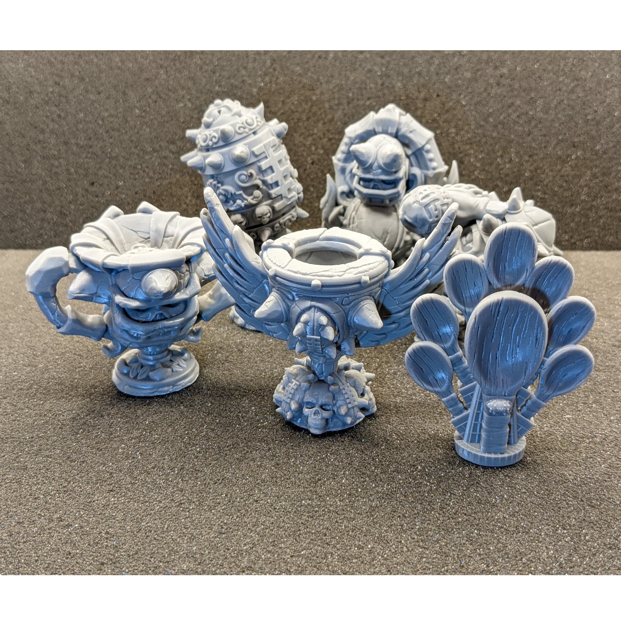 Set of Six Fantasy Football Trophies
