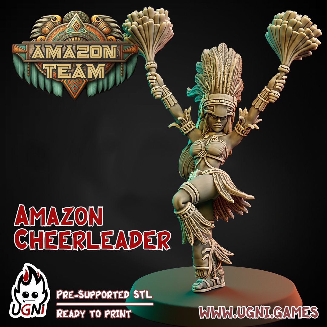 Amazons Fantasy Football Team Cheerleaders