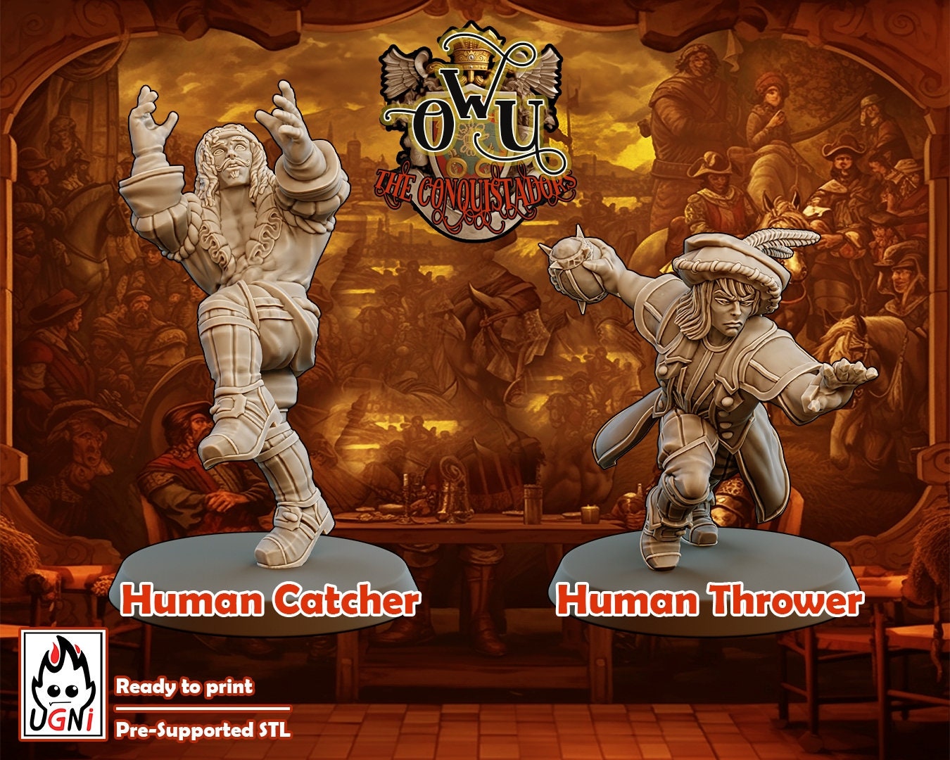 Old World Human Fantasy Football Team