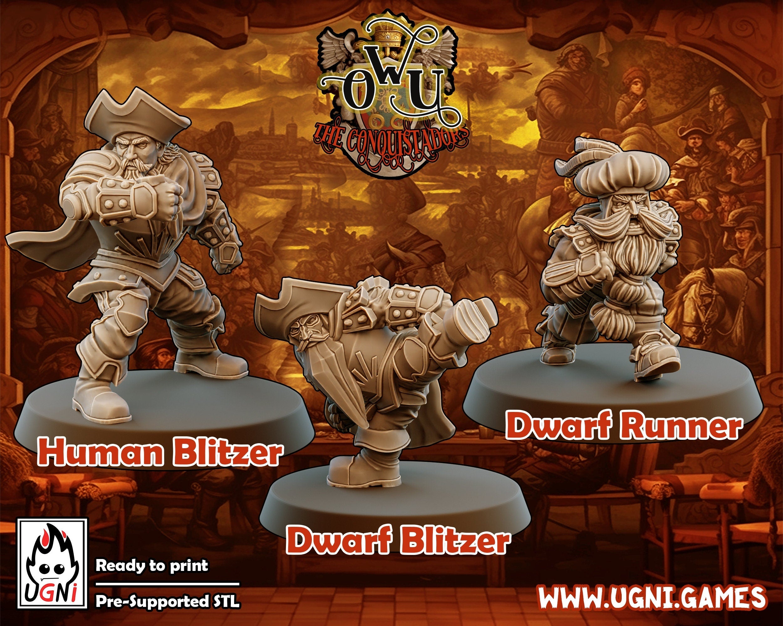 Old World Fantasy Football Team Booster Pack Three