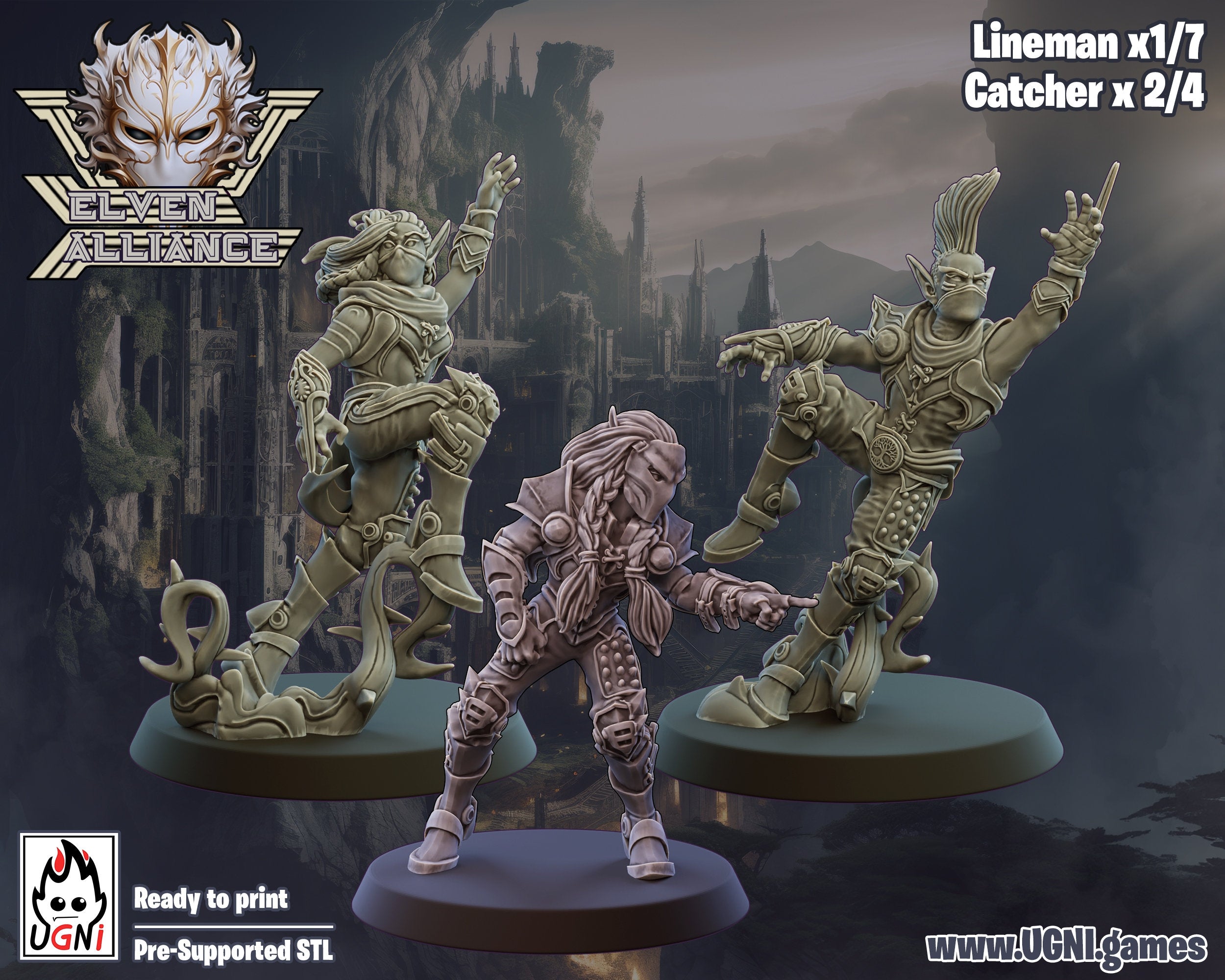 Elven Alliance Fantasy Football Team Booster Pack One