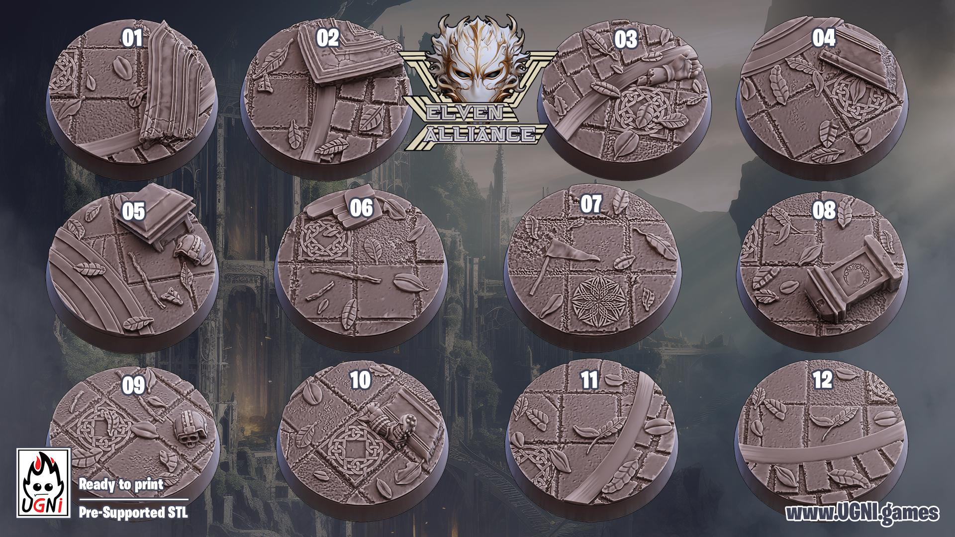 Elven Alliance High Res Bases