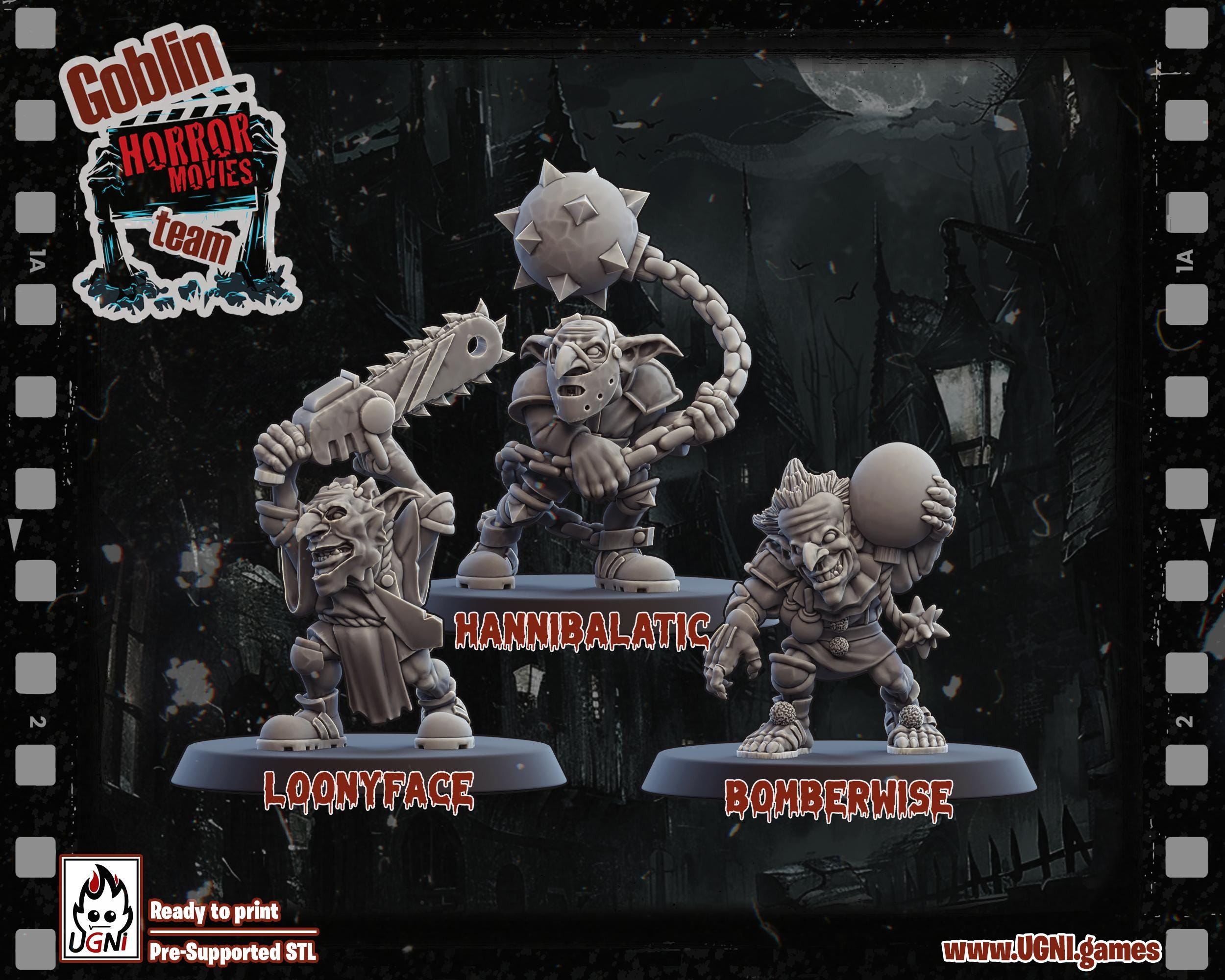 Goblin Horror Icons Fantasy Football Team