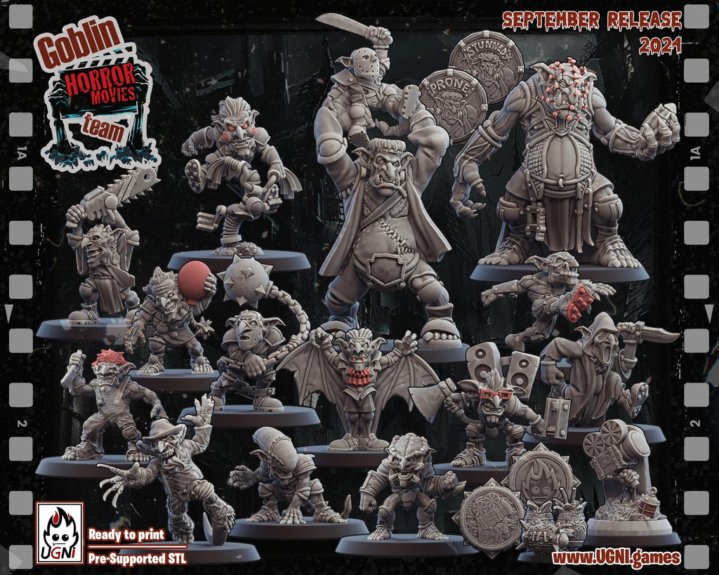 Goblin Horror Icons Fantasy Football Team