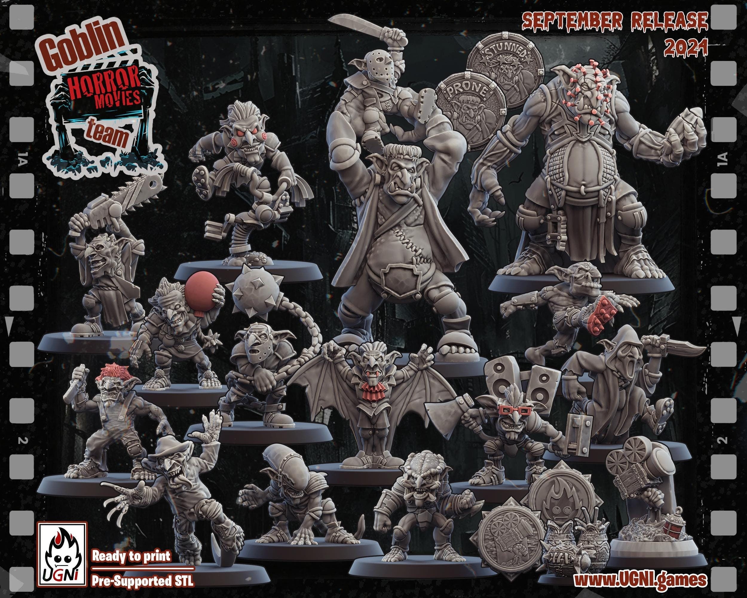 Goblin Horror Icons Fantasy Football Team