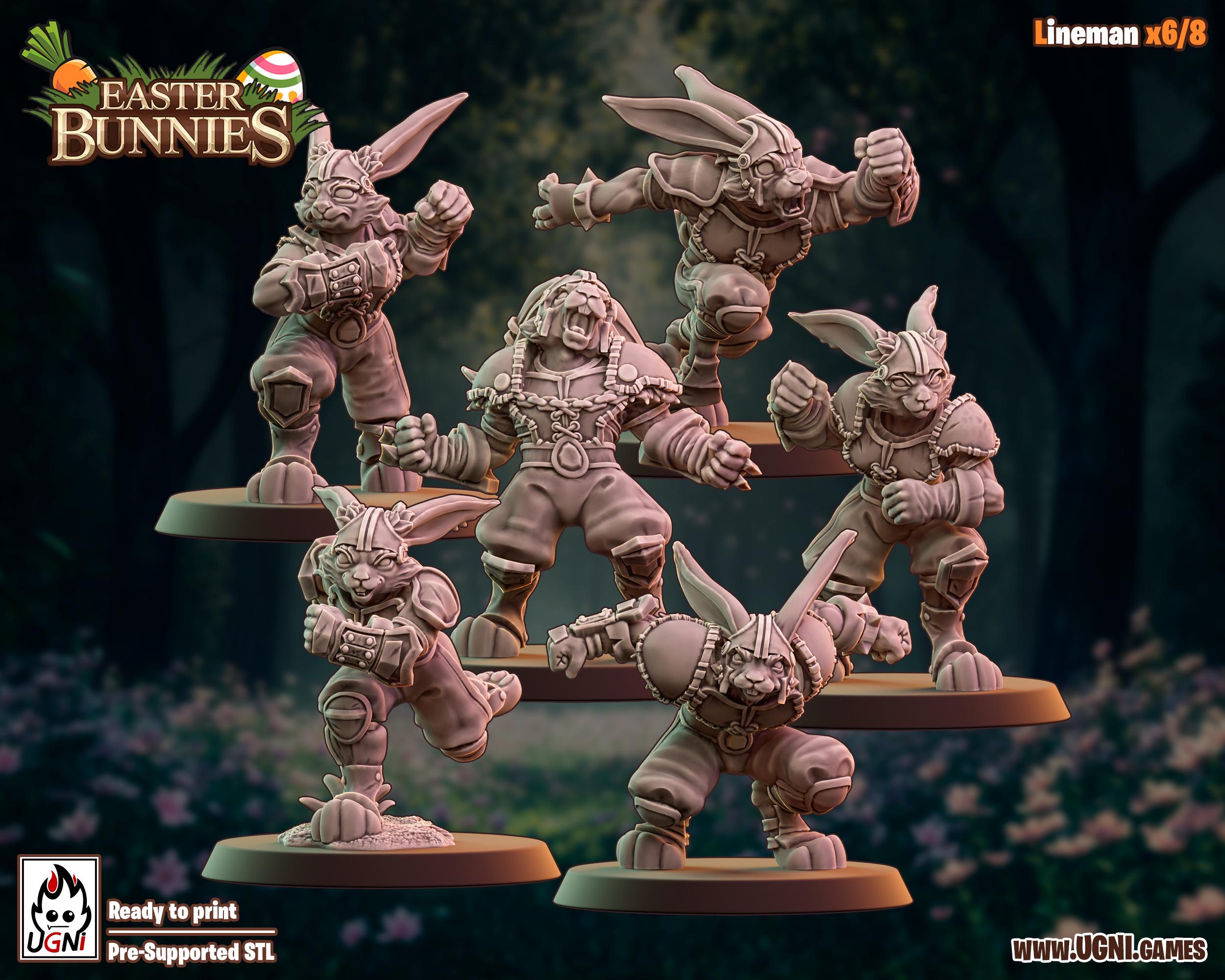 Easter Bunny Fantasy Football Team