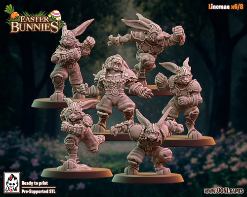 Easter Bunny Fantasy Football Team