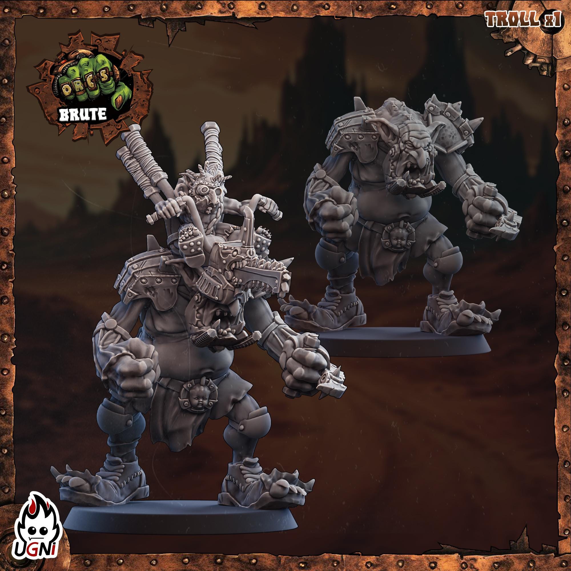 Orc Fantasy 15 Players Football Team