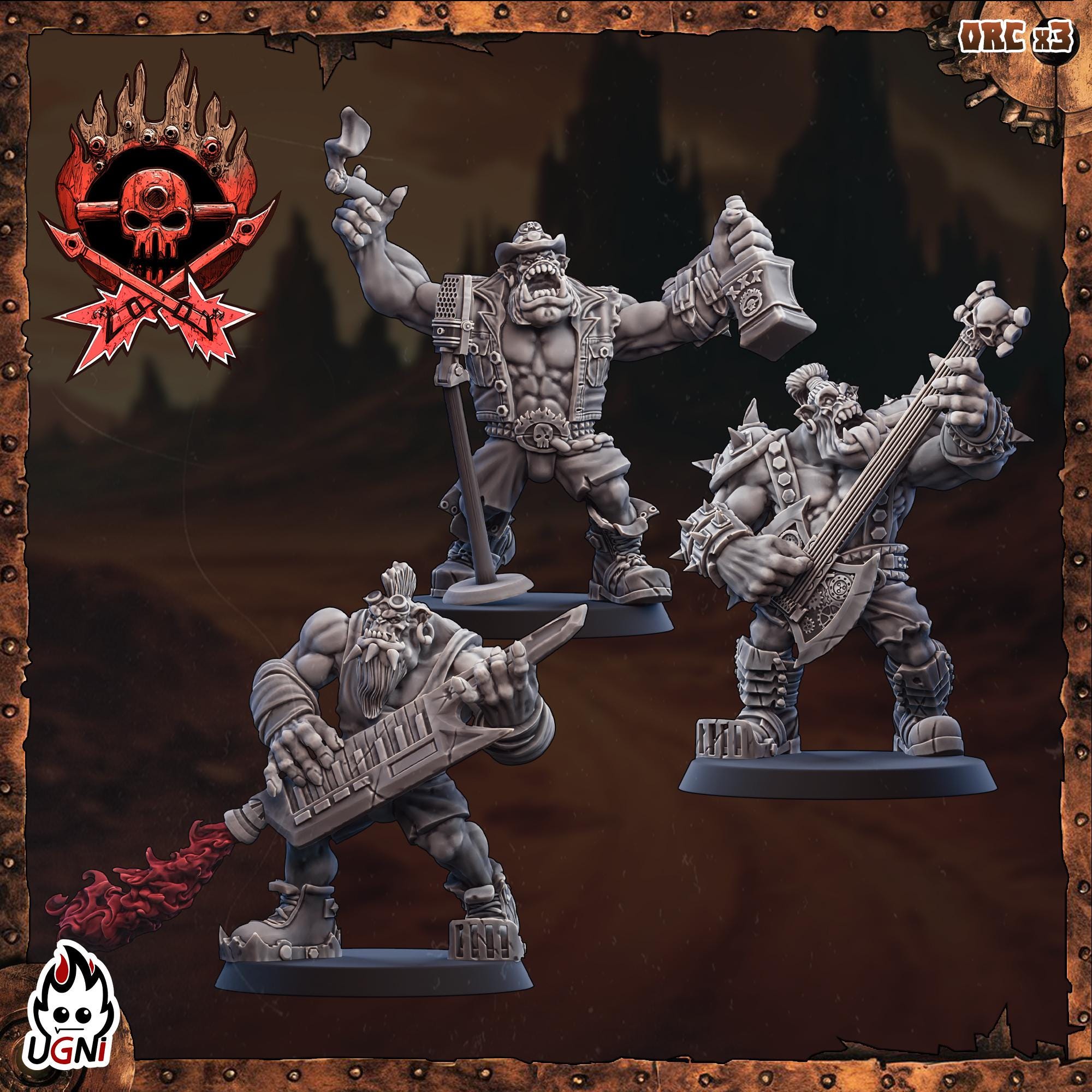 Orc Fantasy Football Team Booster Pack One (Rock Band)