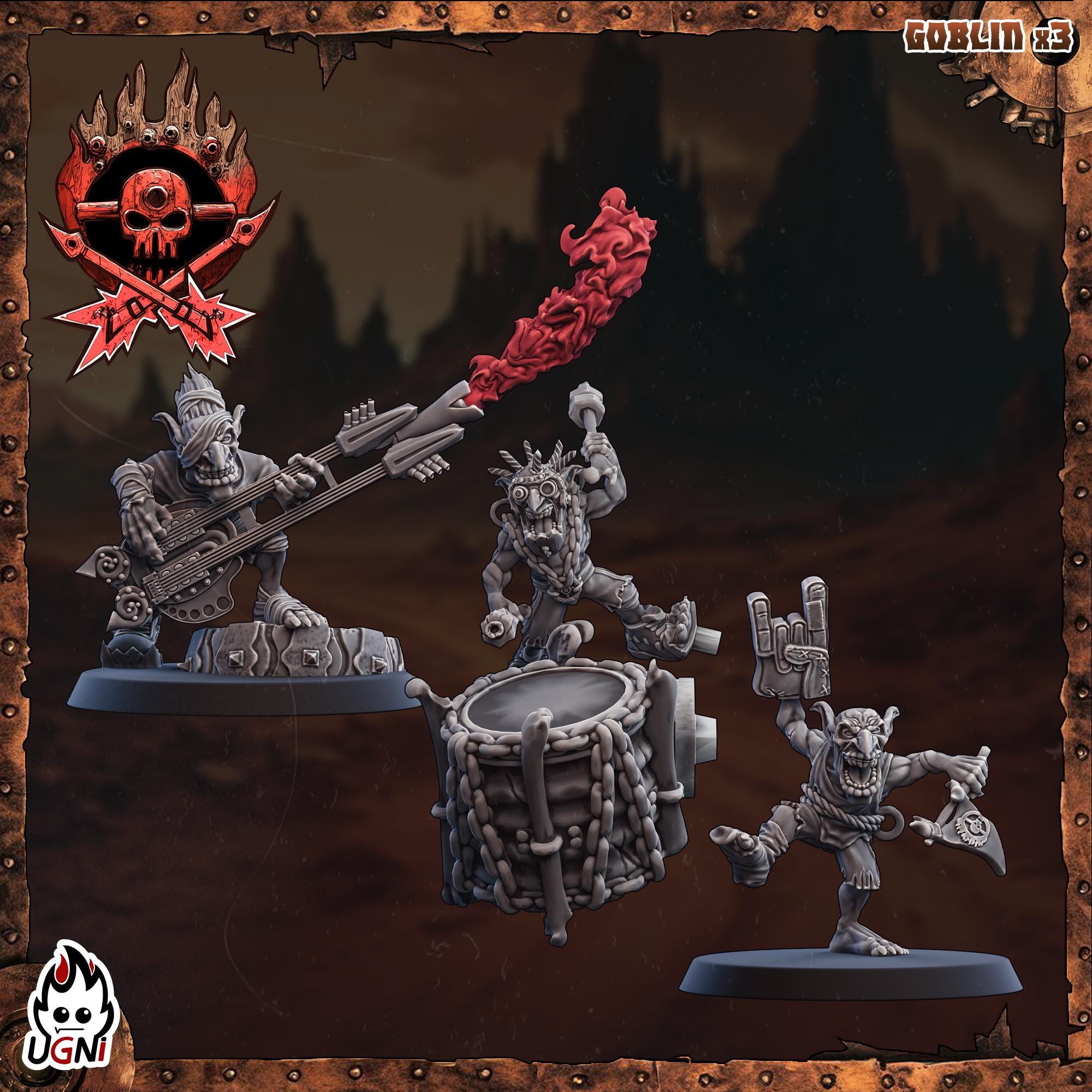 Orc Fantasy Football Team Booster Pack One (Rock Band)