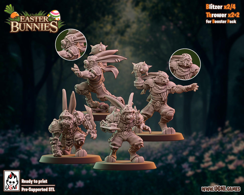 Easter Bunny Fantasy Football Team Booster Pack One