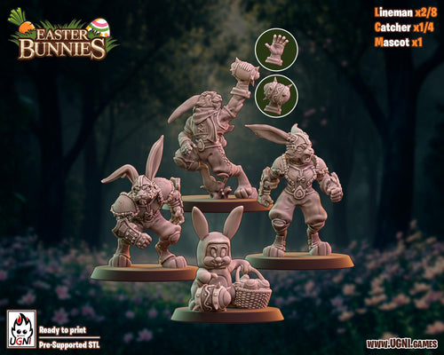 Easter Bunny Fantasy Football Team Booster Pack One