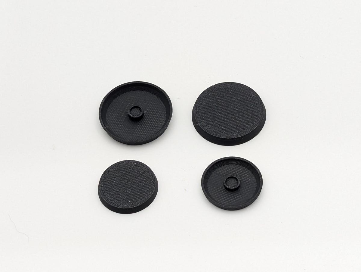 25mm Round Plain Coloured Miniature Base for Tabletop Games and Wargaming | Multiple Colours