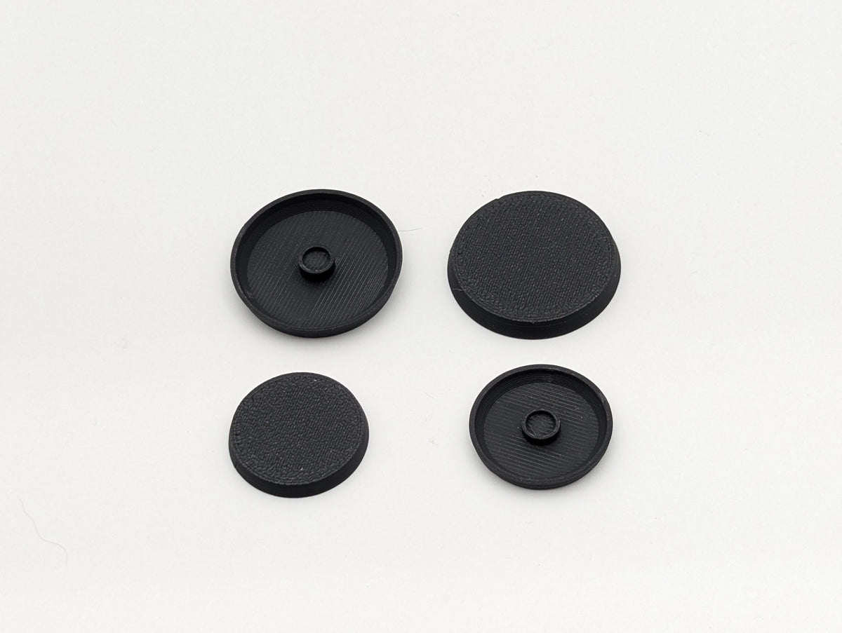 32mm Round Plain Coloured Miniature Base for Tabletop Games and Wargaming | Multiple Colours