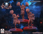 Vampire Fantasy Football Team Cheerleaders and Coffin Token