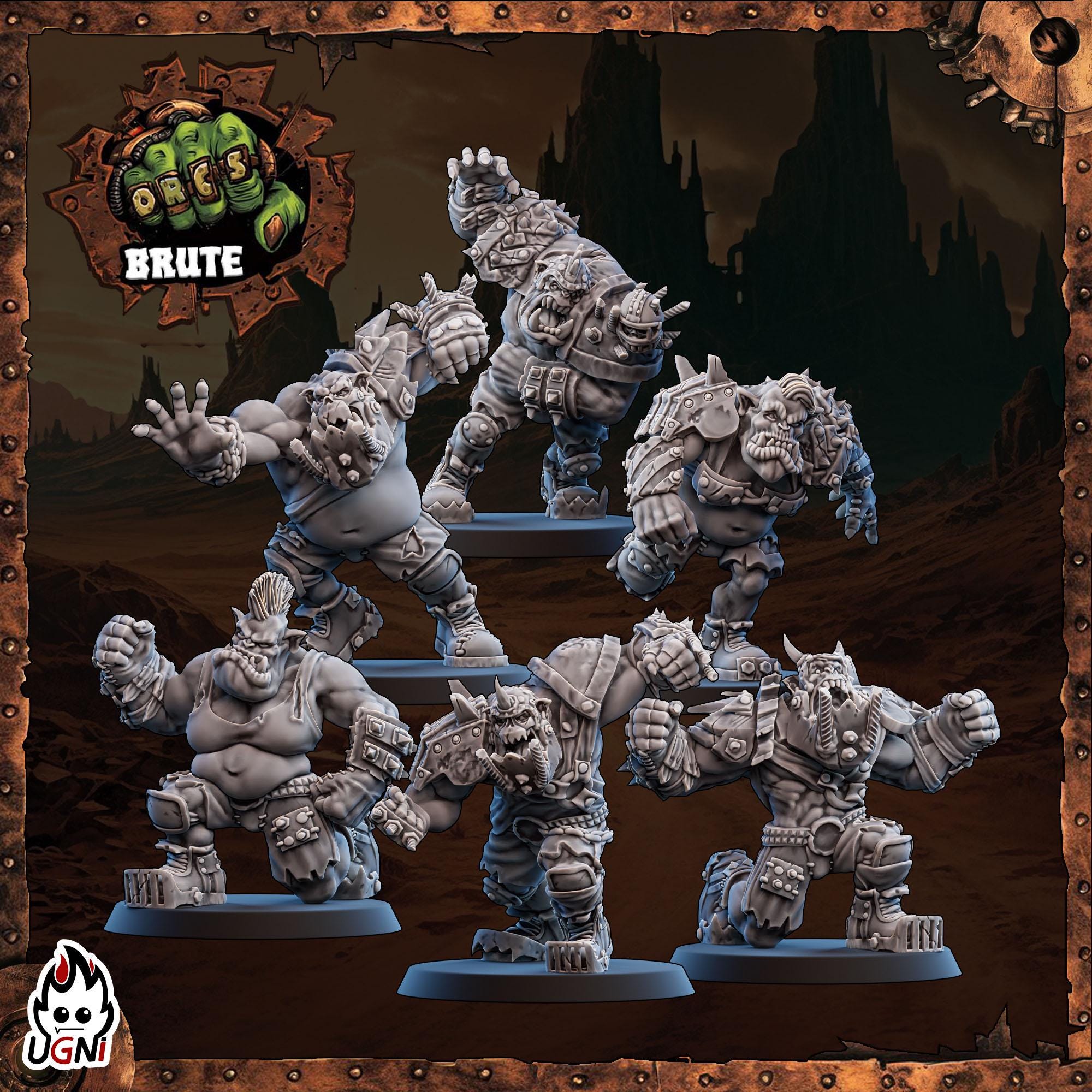 Orc Fantasy Football Team Booster Pack One (Rock Band)