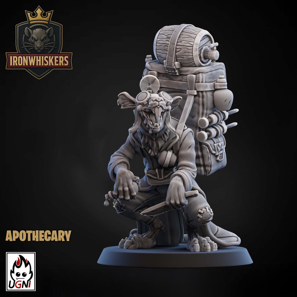 Ironwhiskers Ratmen Fantasy Football Team Support Crew
