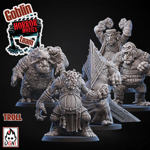 Goblin Horror Fantasy Football Team Troll Movie Monsters