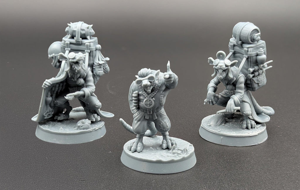Ironwhiskers Ratmen Fantasy Football Team Support Crew