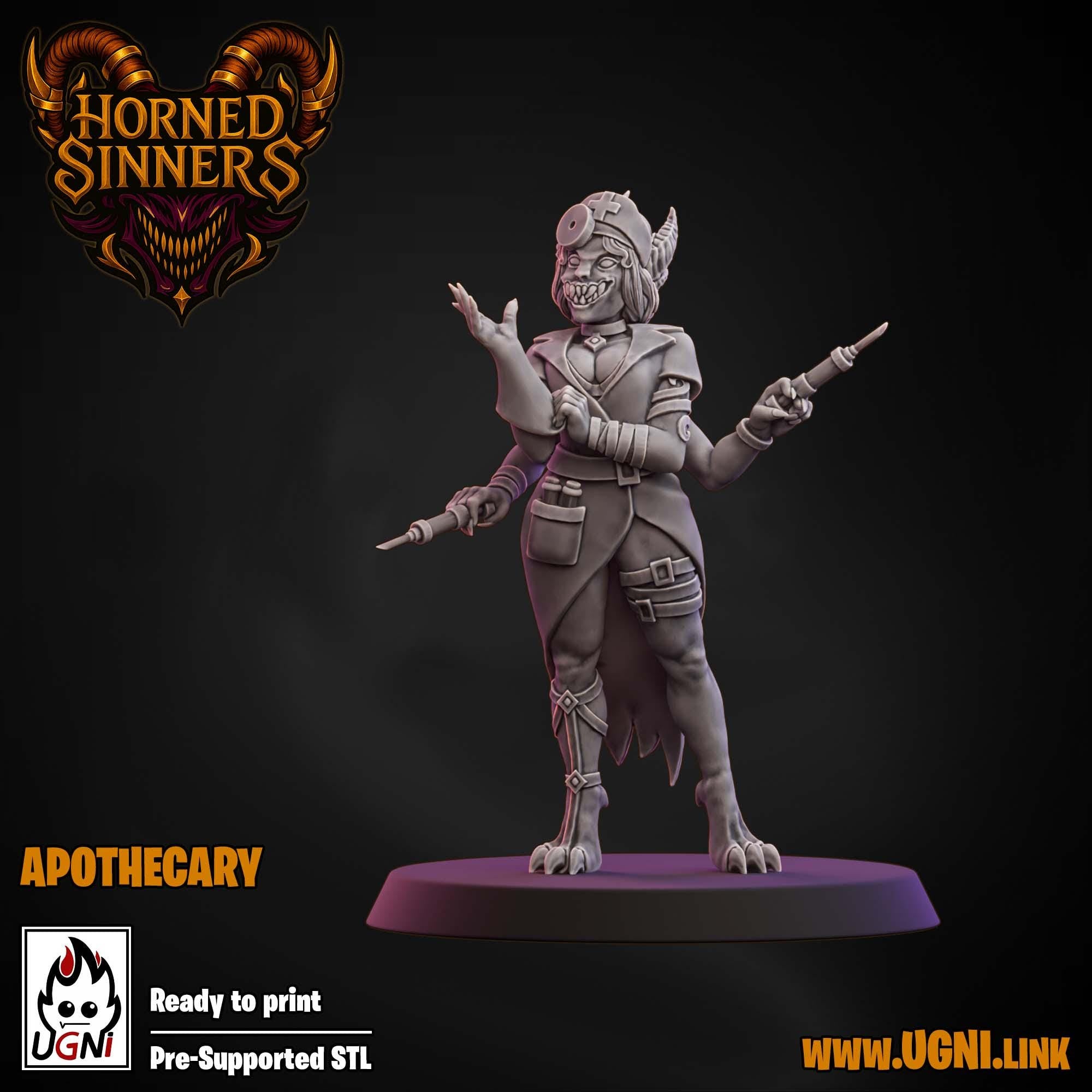 Horned Sinners Fantasy Football Team Cheerleaders and Support Crew