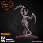 Horned Sinners Fantasy Football Team Cheerleaders and Support Crew