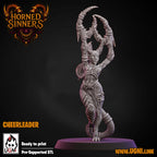 Horned Sinners Fantasy Football Team Cheerleaders and Support Crew