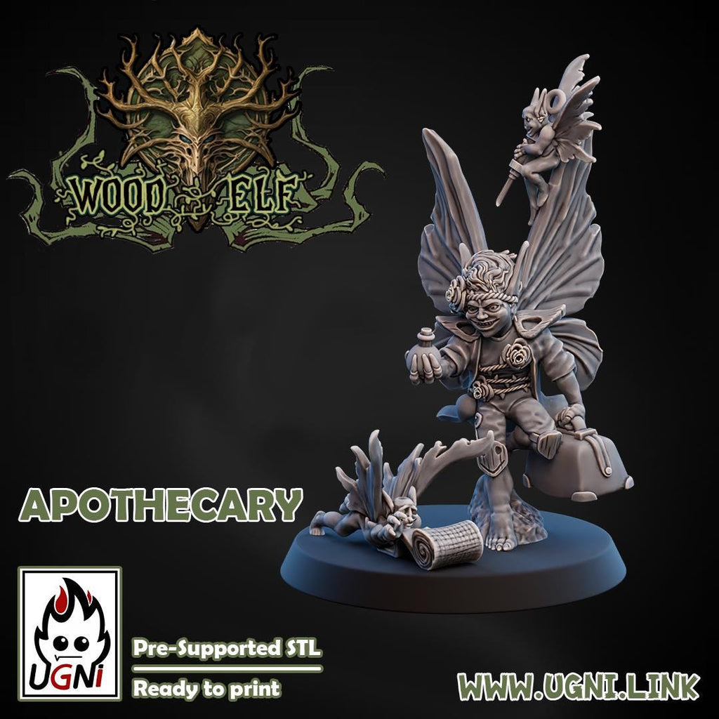 Wood Elves Fantasy Football Team Cheerleaders and Support Crew